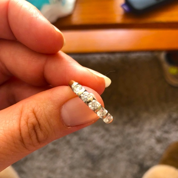 Kay Jewelers Jewelry - 14k white/gold anniversary band, size 9